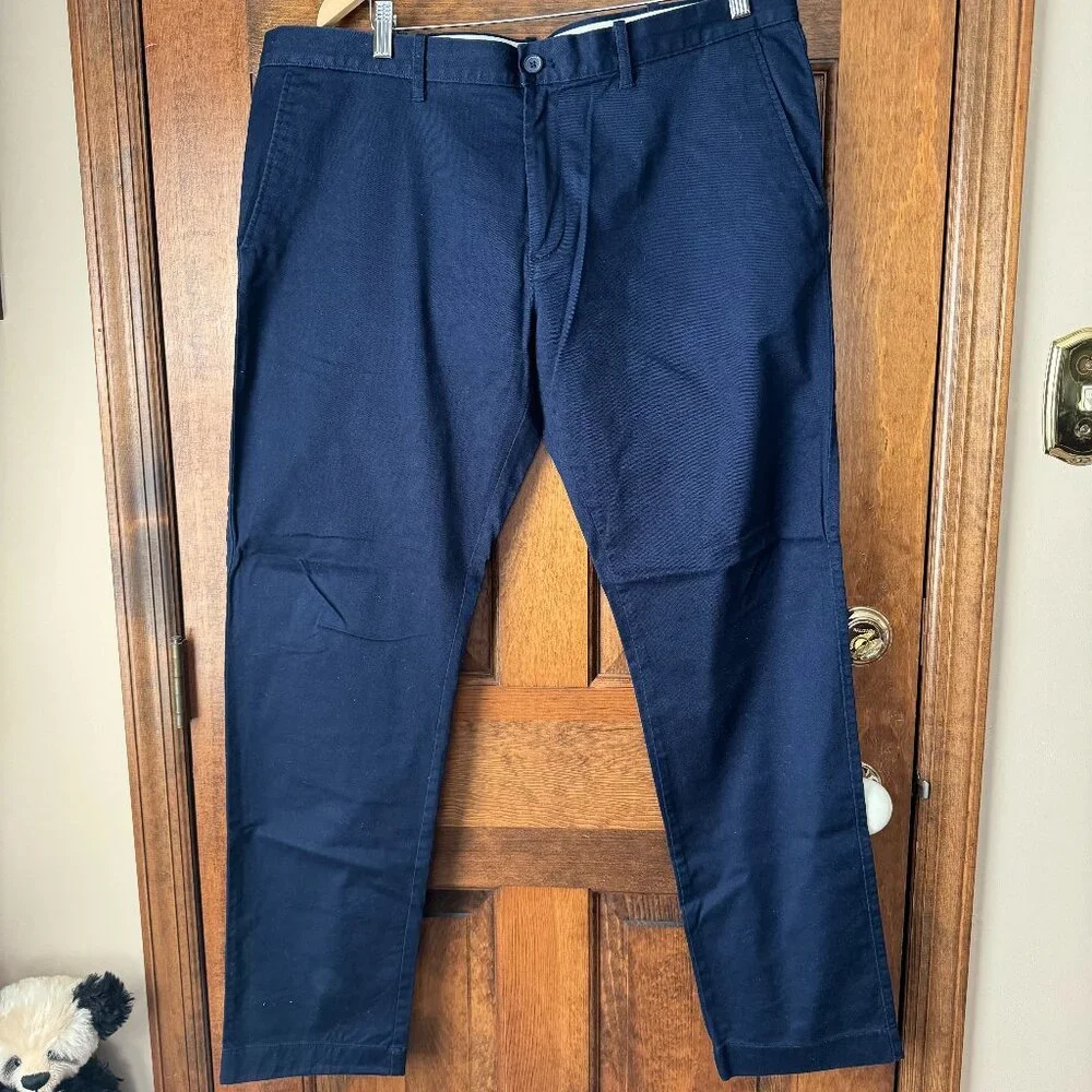 Re-Imagined by J.Crew Navy Blue Flex Chino Pants - Slim 38W x 32L